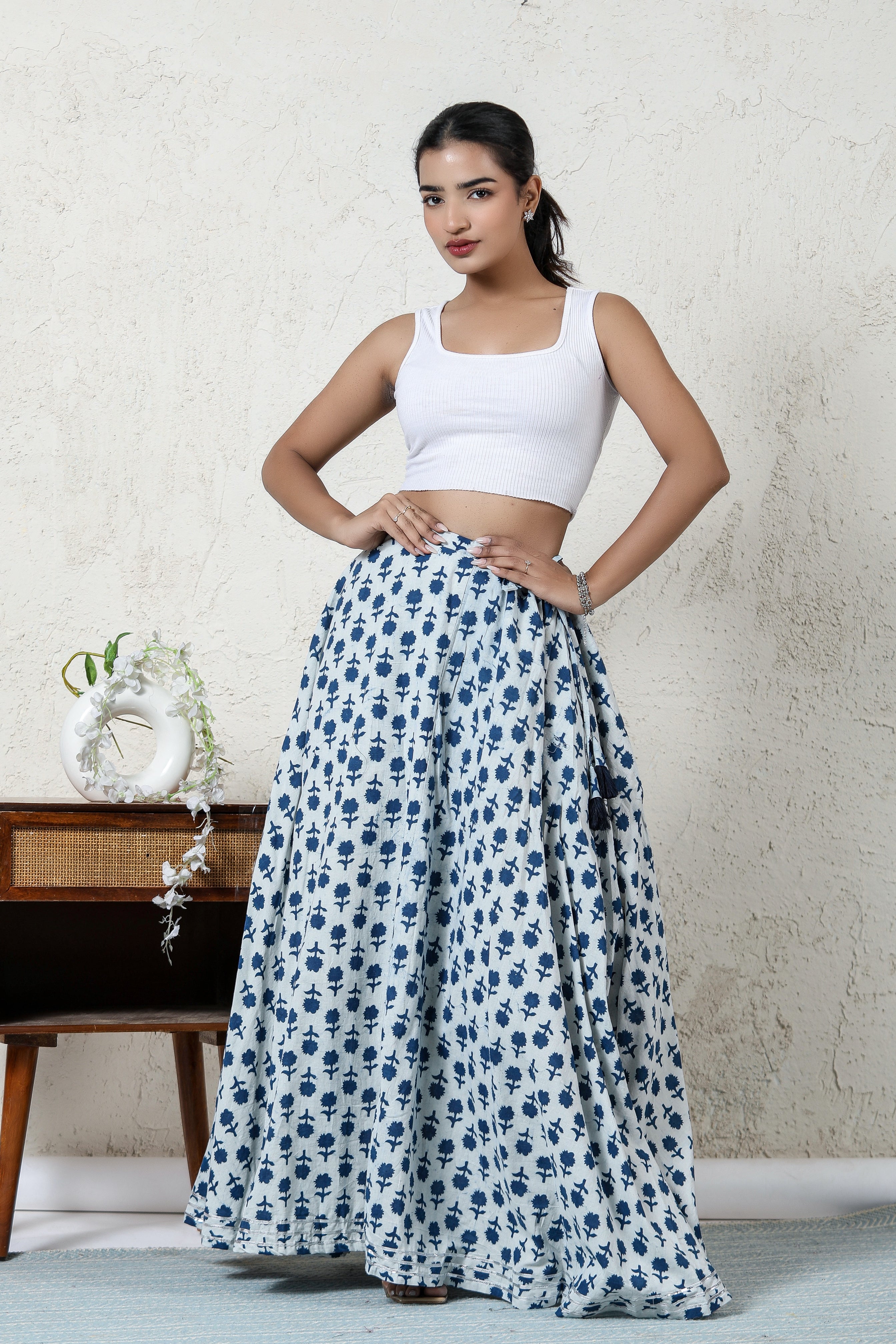 White Chakra Skirt