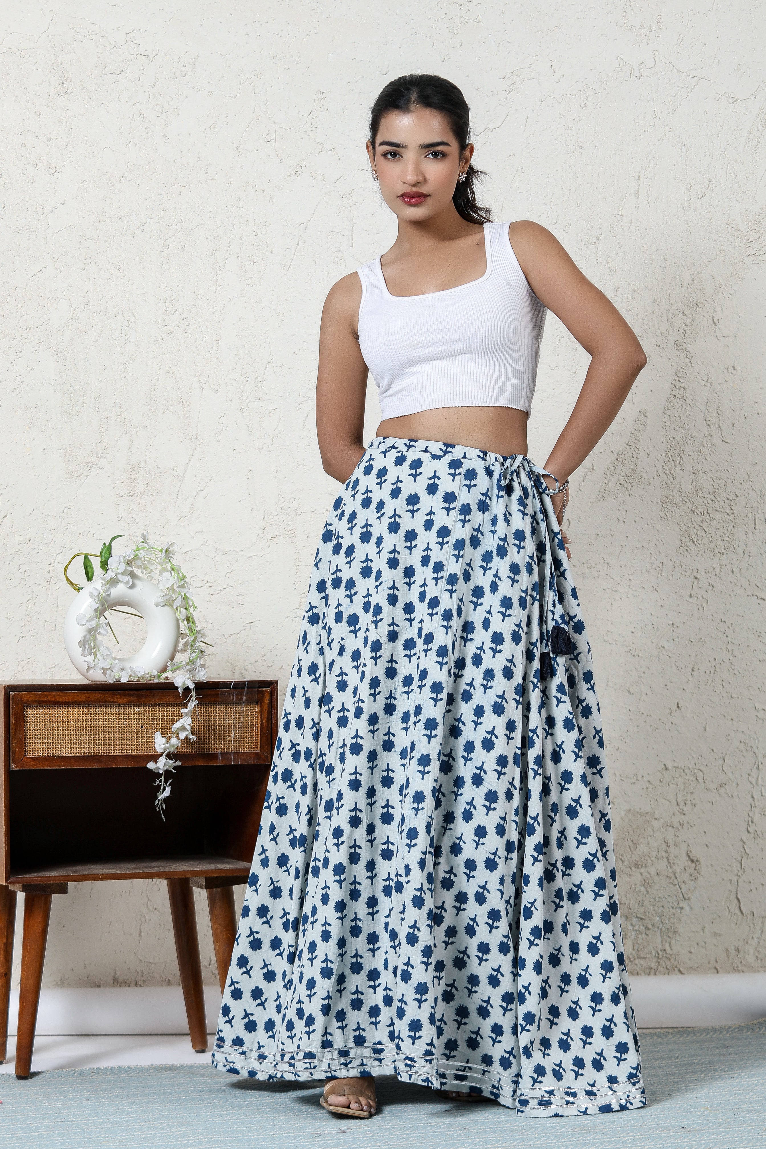 White Chakra Skirt