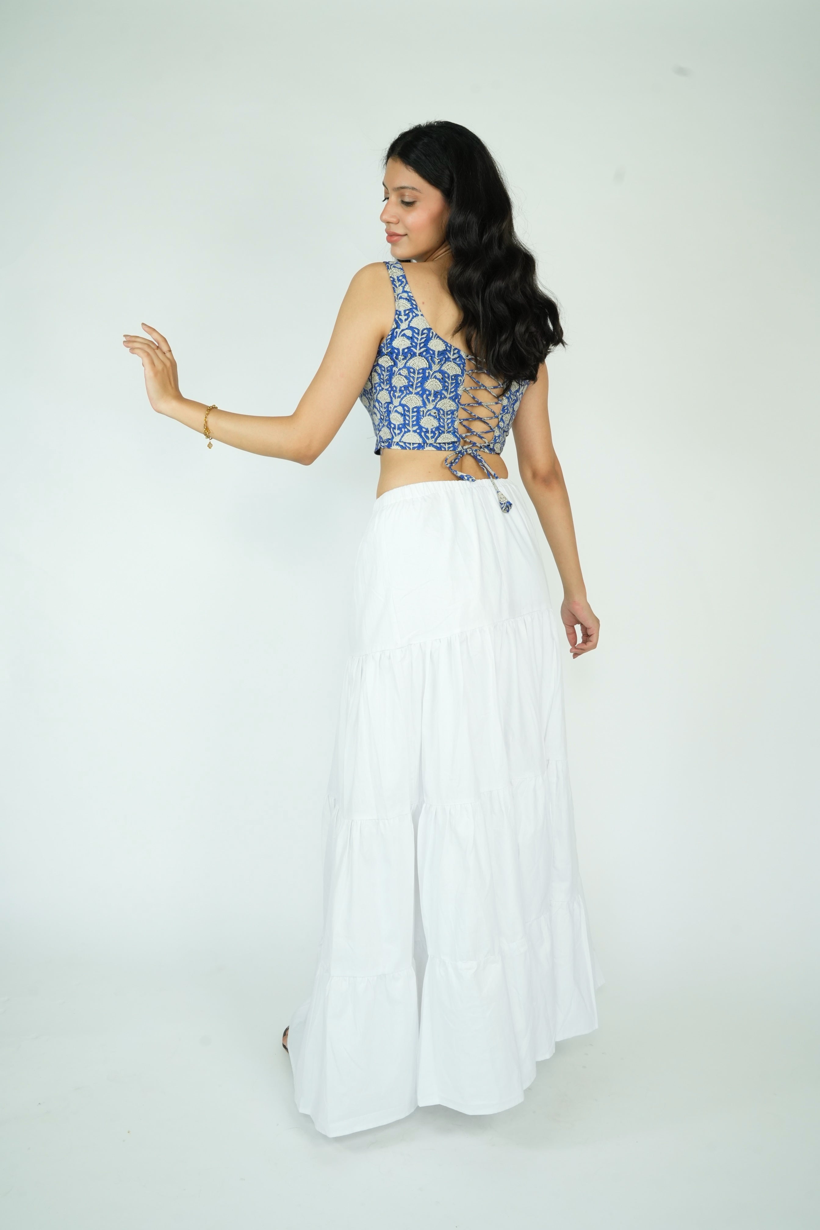 Corset Top (Indigo)