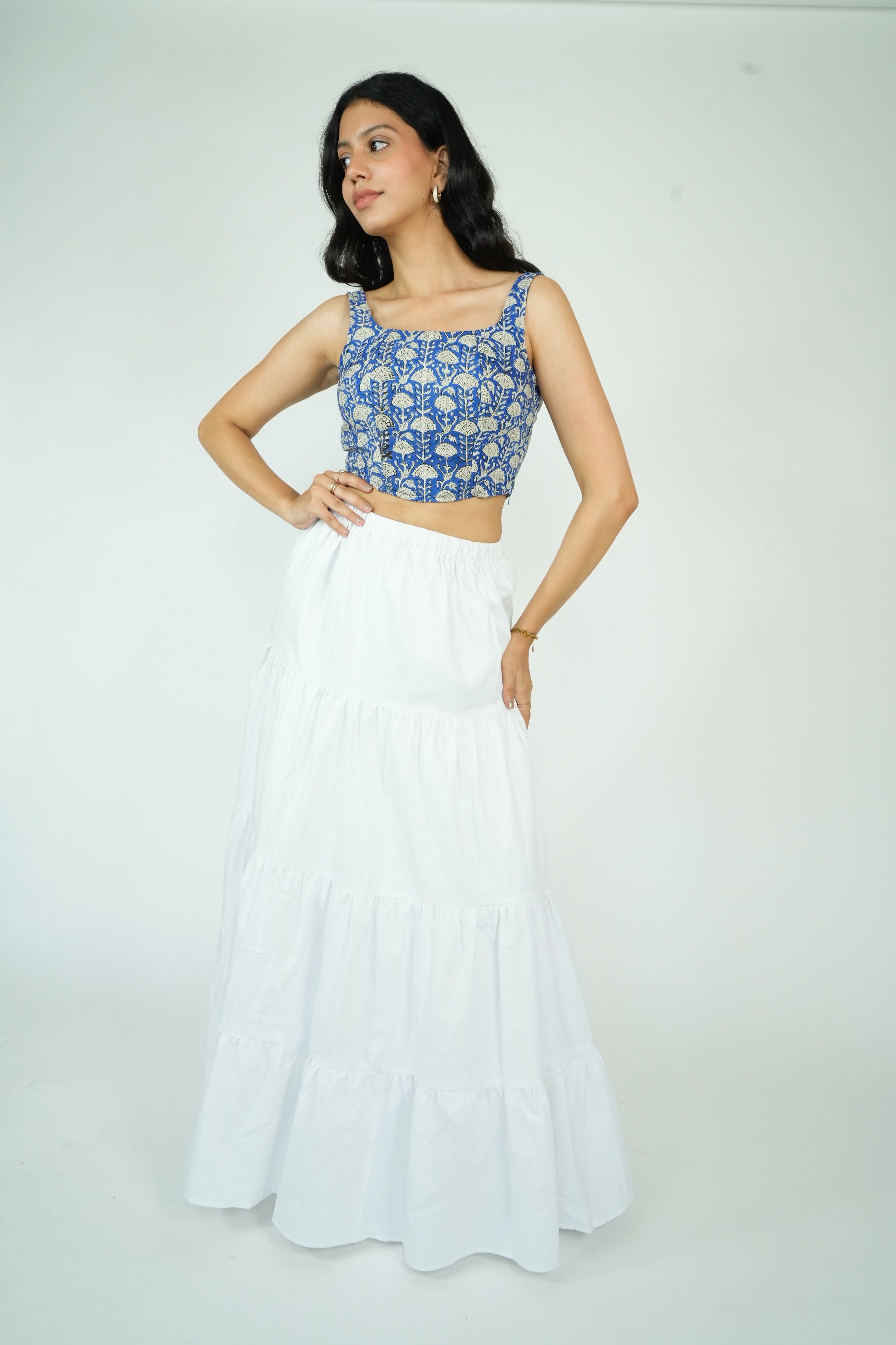 Corset Top (Indigo)