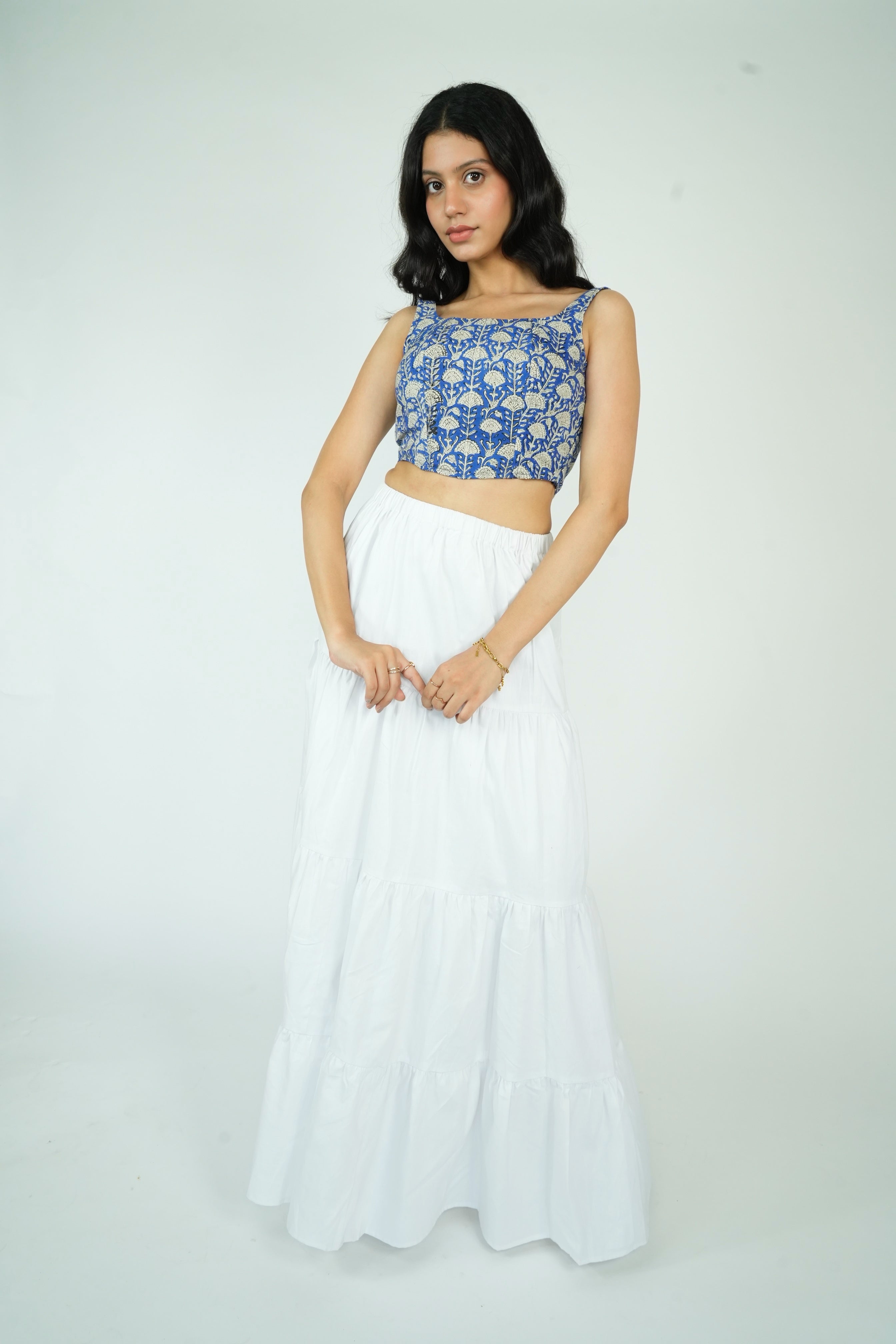 Corset Top (Indigo)