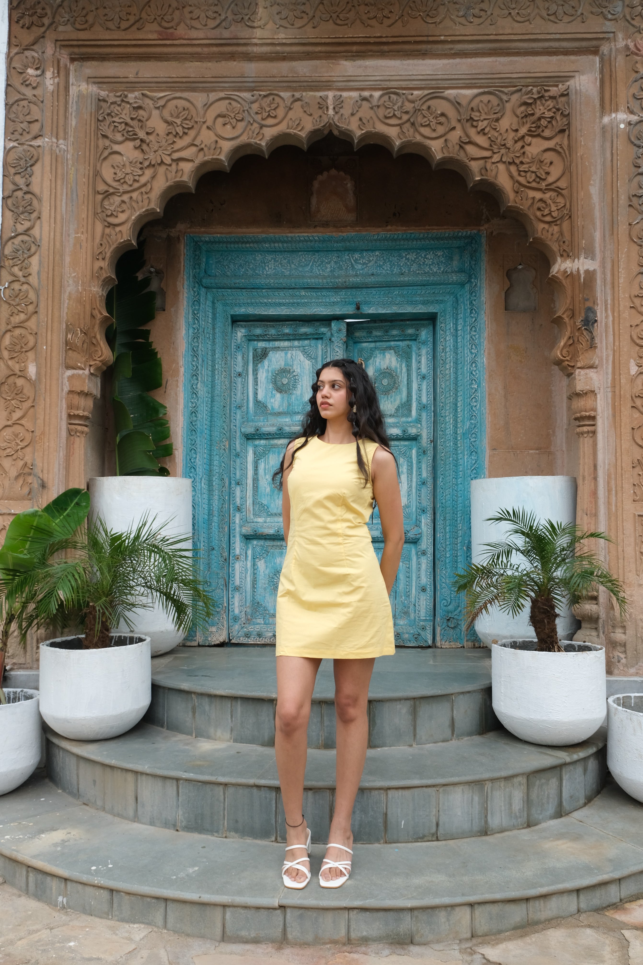 Butter Yellow Tunic Dress