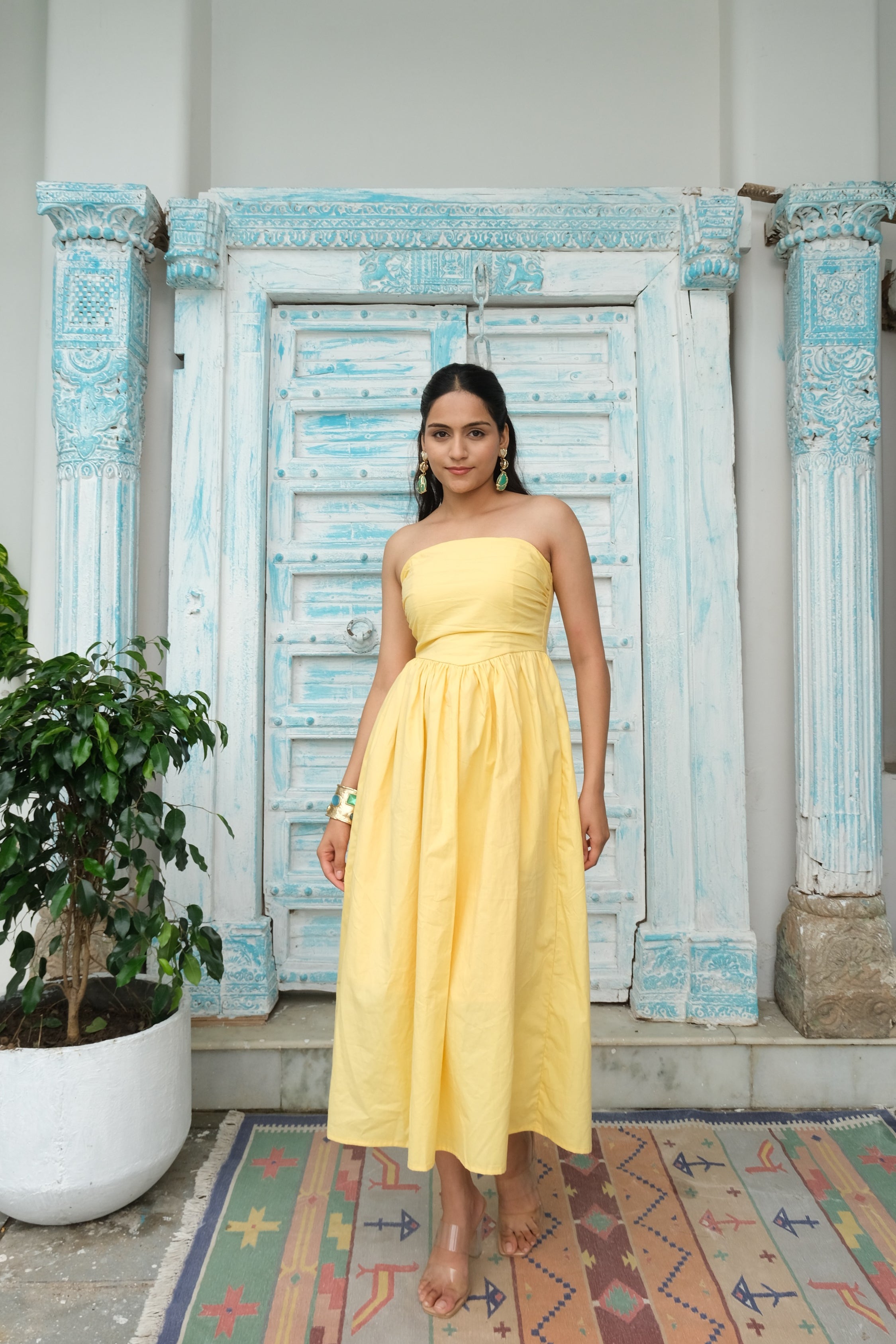 Tube Dress (Butter Yellow)