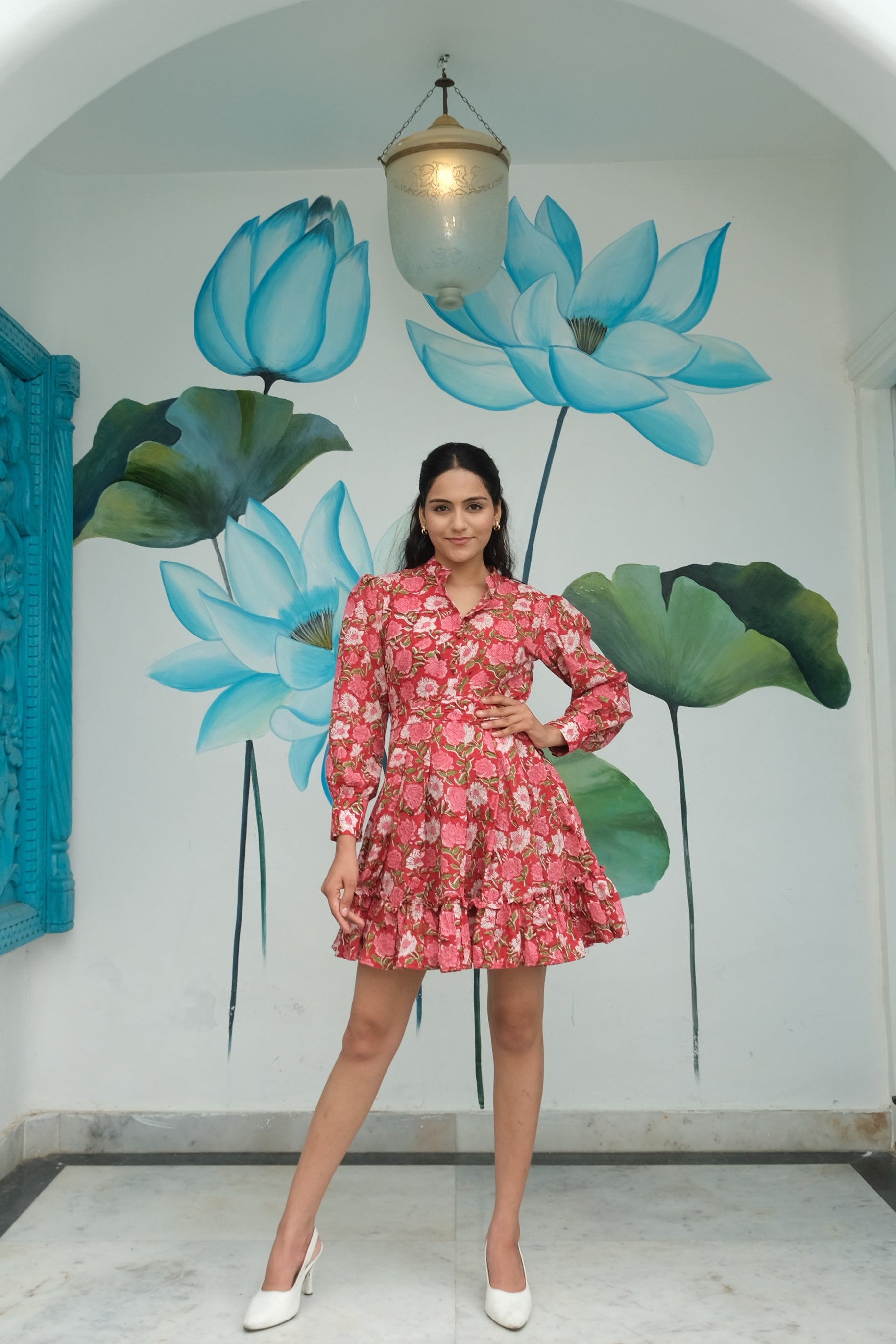 Shirt Dress (Red)