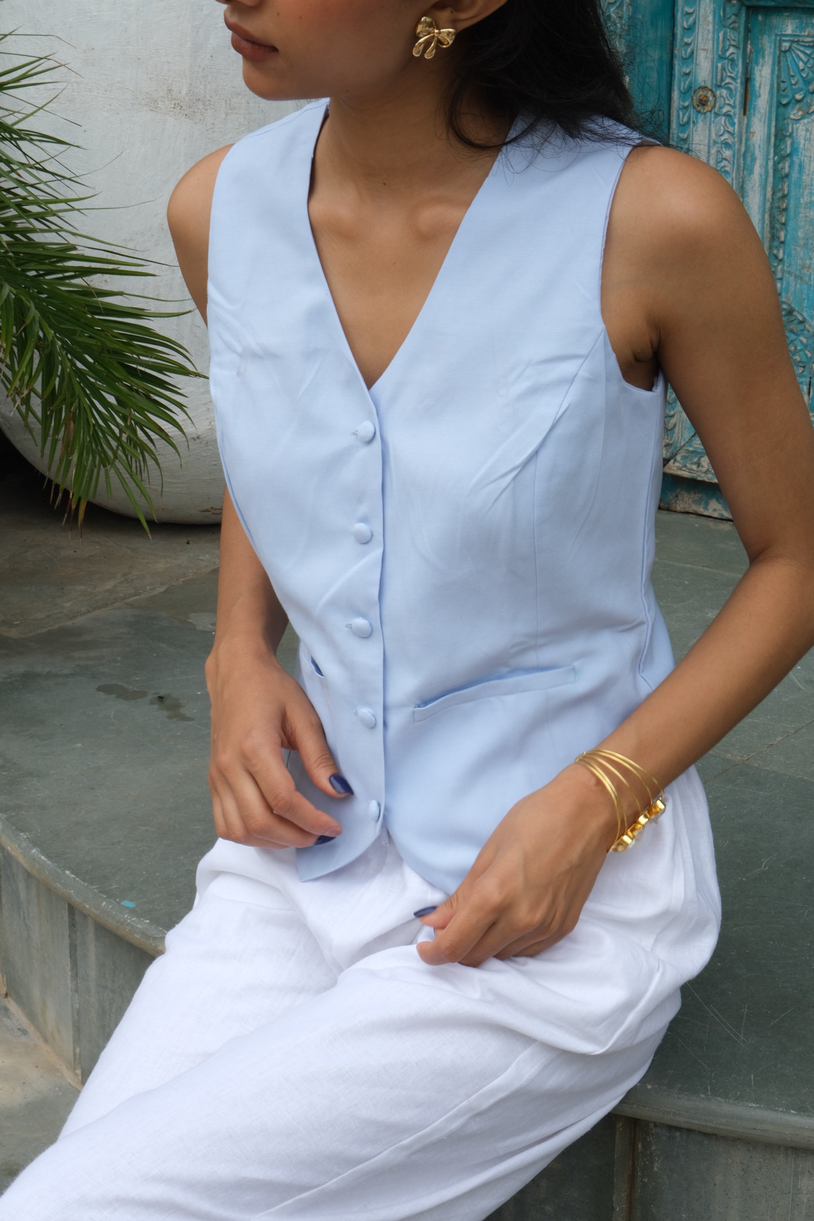 WaistCoat (Sky Blue)