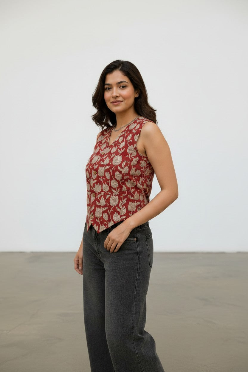 Vest Top (Red Lotus)