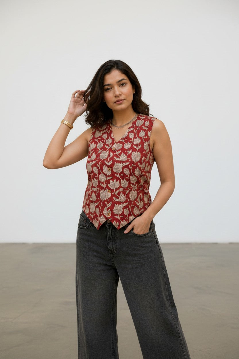 Vest Top (Red Lotus)
