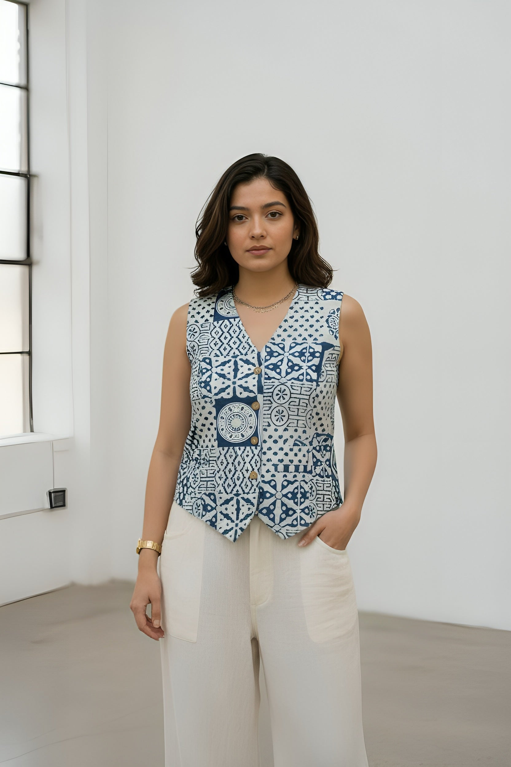 Vest Top (Indigo)