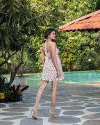 Short Halter Dress (Dusty Rose)