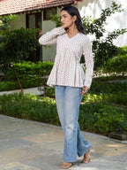 Short Kurti (White)