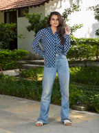 Relaxed Fit Shirt (Indigo Blue)