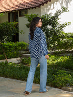 Relaxed Fit Shirt (Indigo Blue)