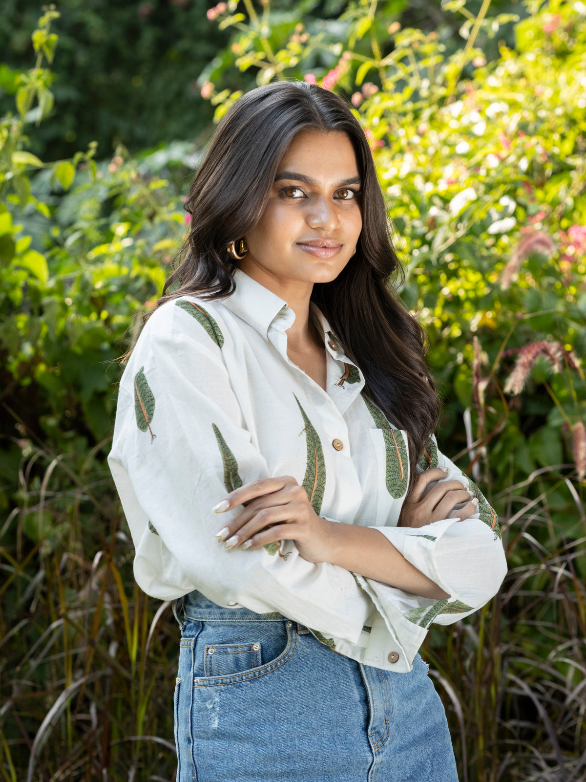 Relaxed Fit Shirt (White)
