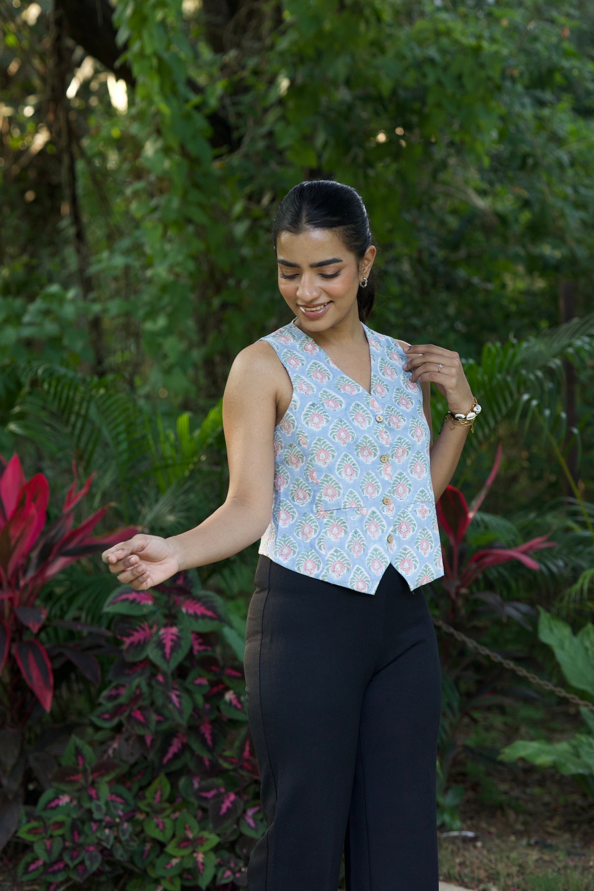 Vest Top (Powder Blue)