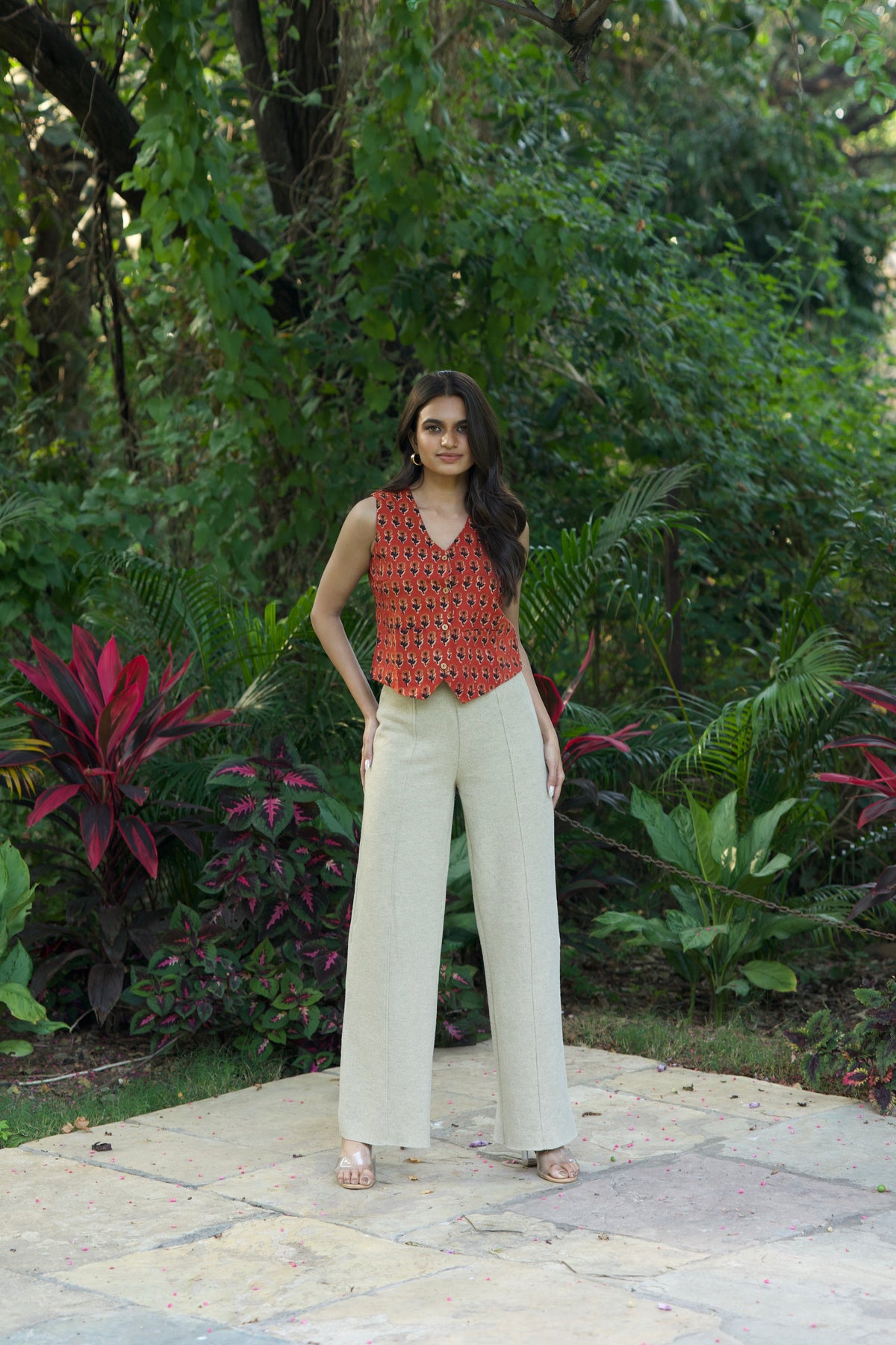 Vest Top (Red Sunflower)