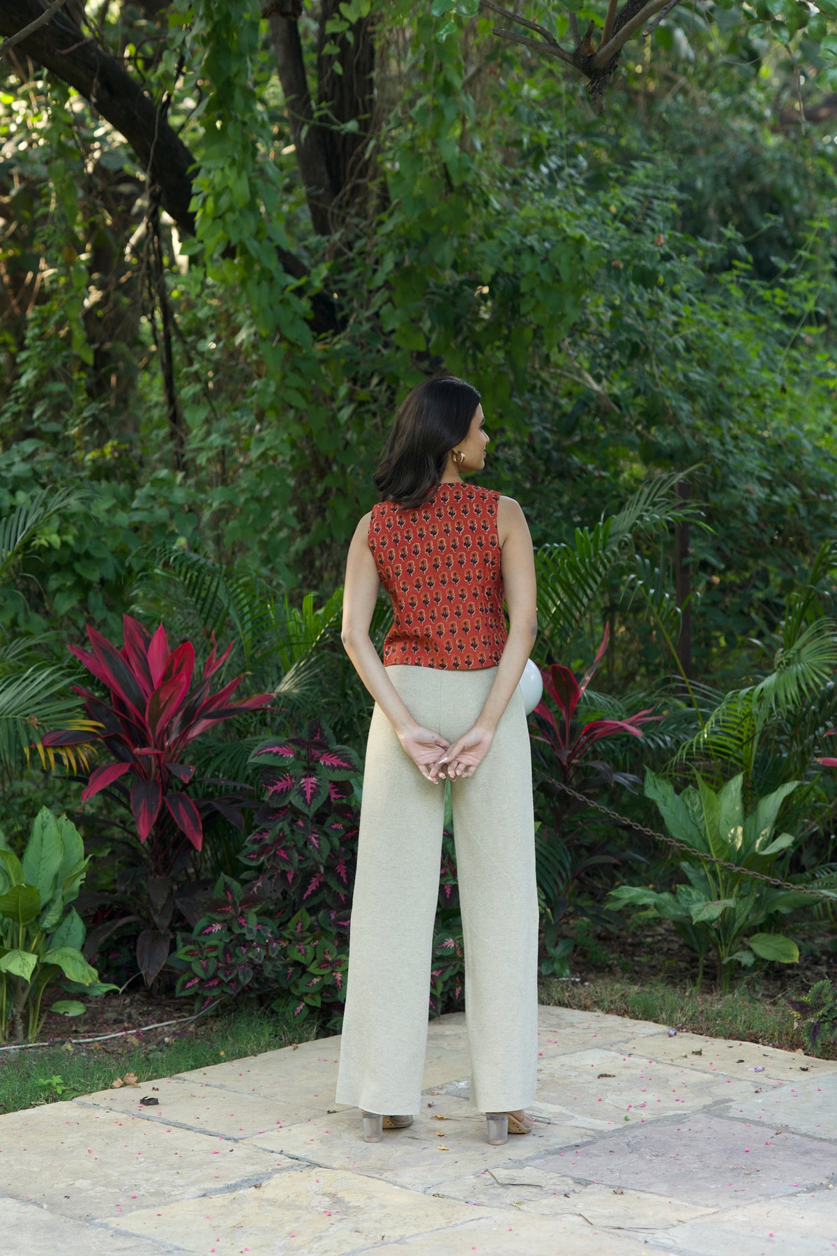 Vest Top (Red Sunflower)