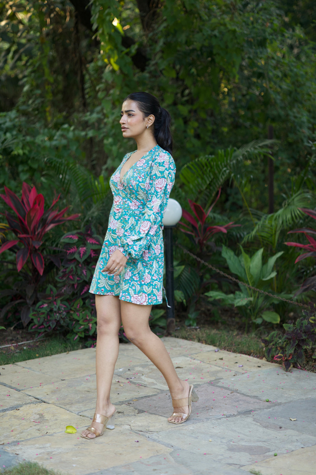 Wrap Around Dress (Green)
