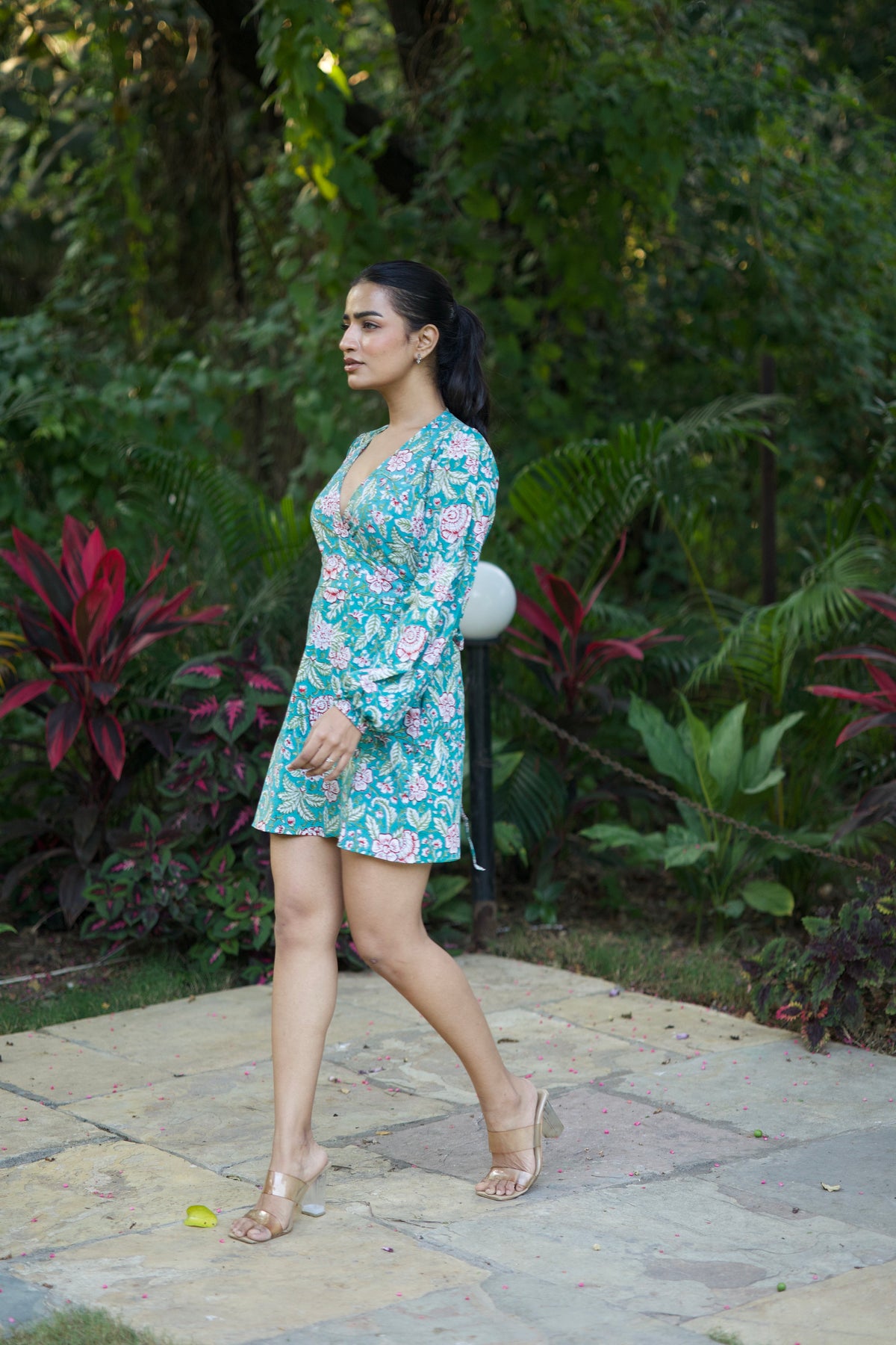 Wrap Around Dress (Green)