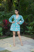 Wrap Around Dress (Green)