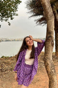 Shrug-Shorts Co-ord (Purple)