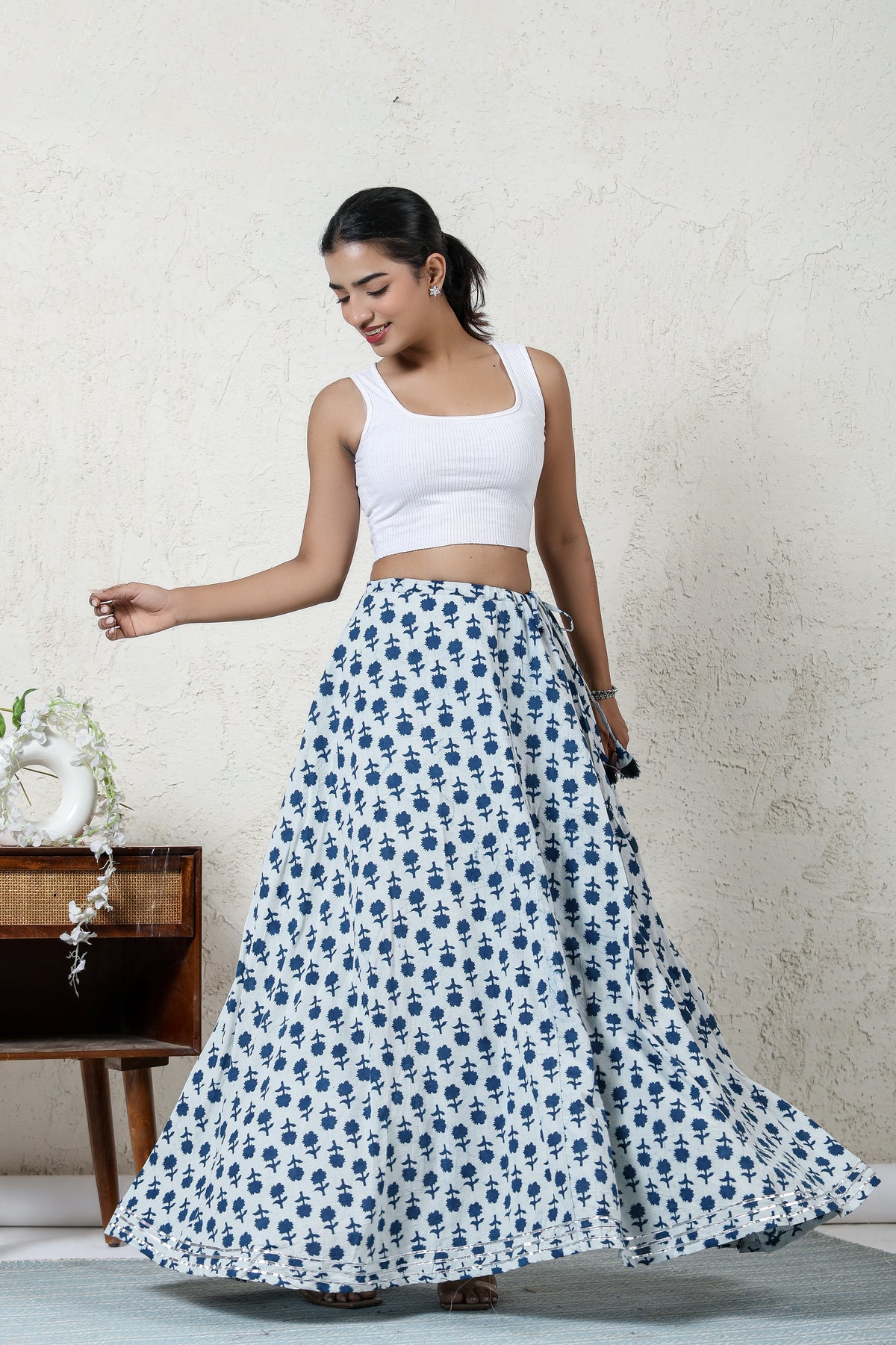 White Chakra Skirt
