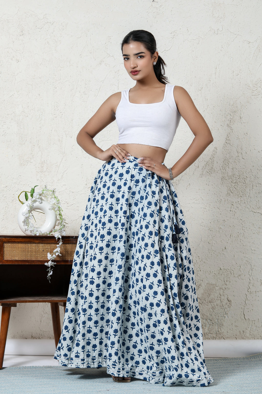 White Chakra Skirt