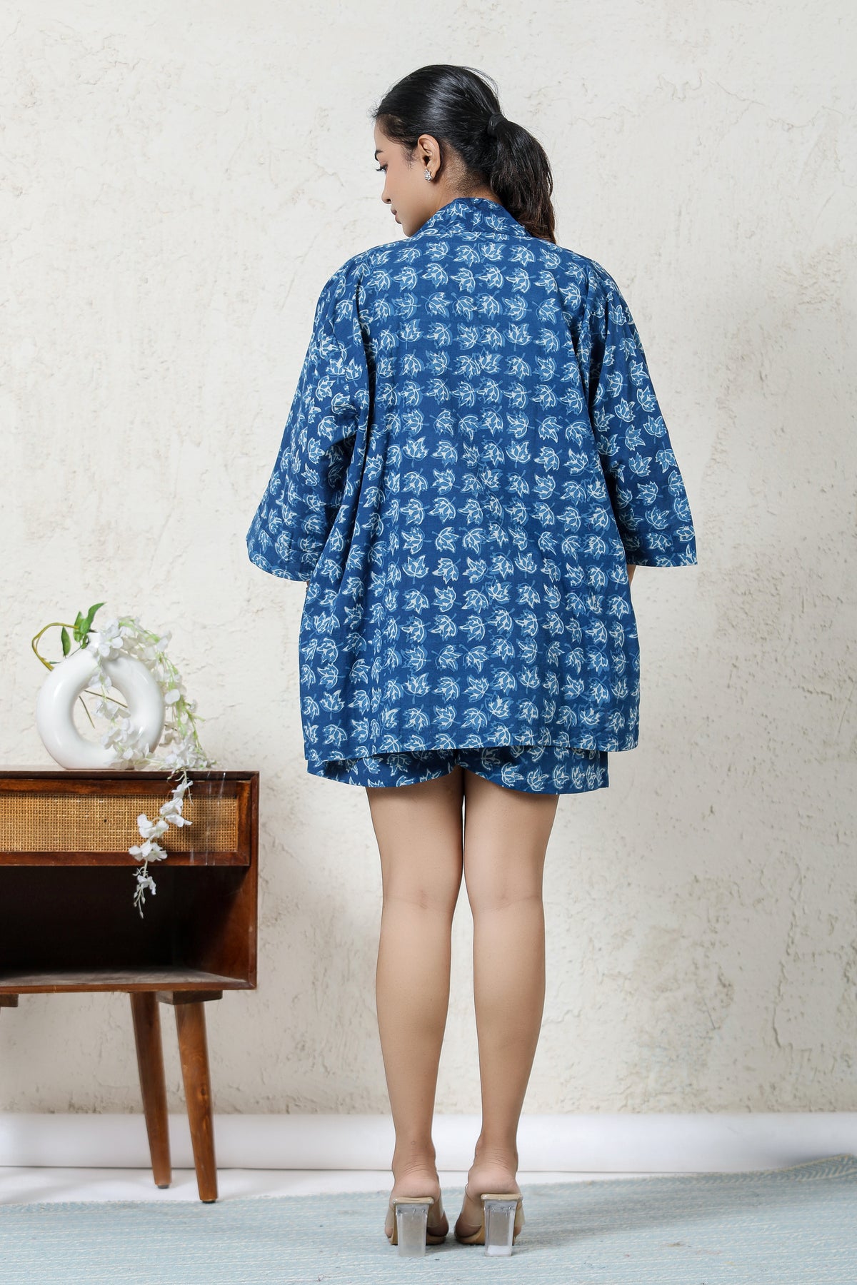 Shrug-Shorts Co-ord (Indigo)