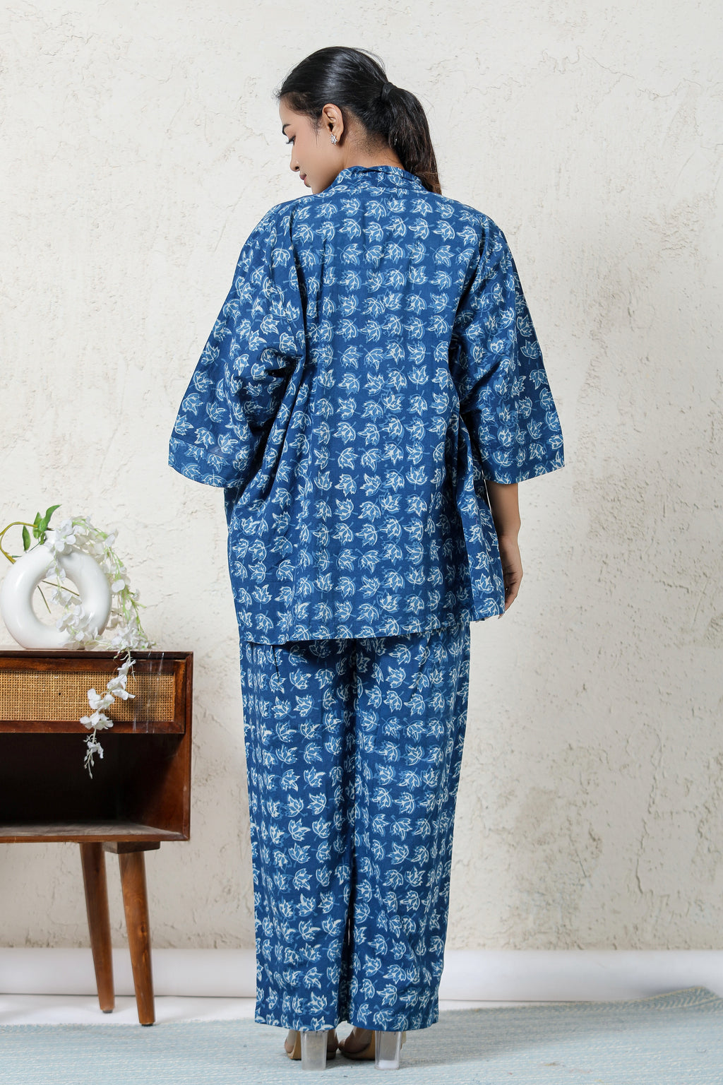 Shrug-Pants Co-ord (Indigo)