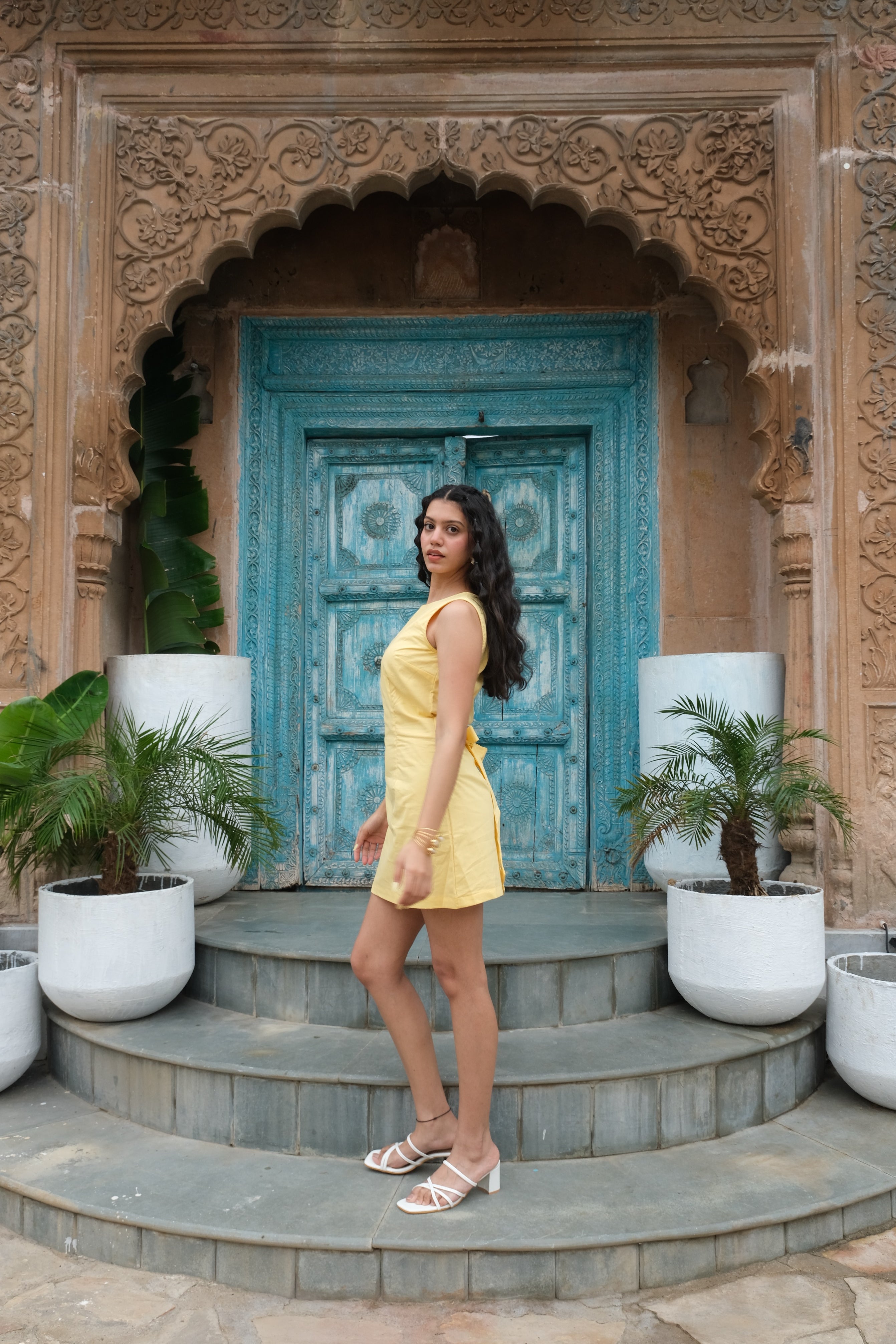 Butter Yellow Tunic Dress