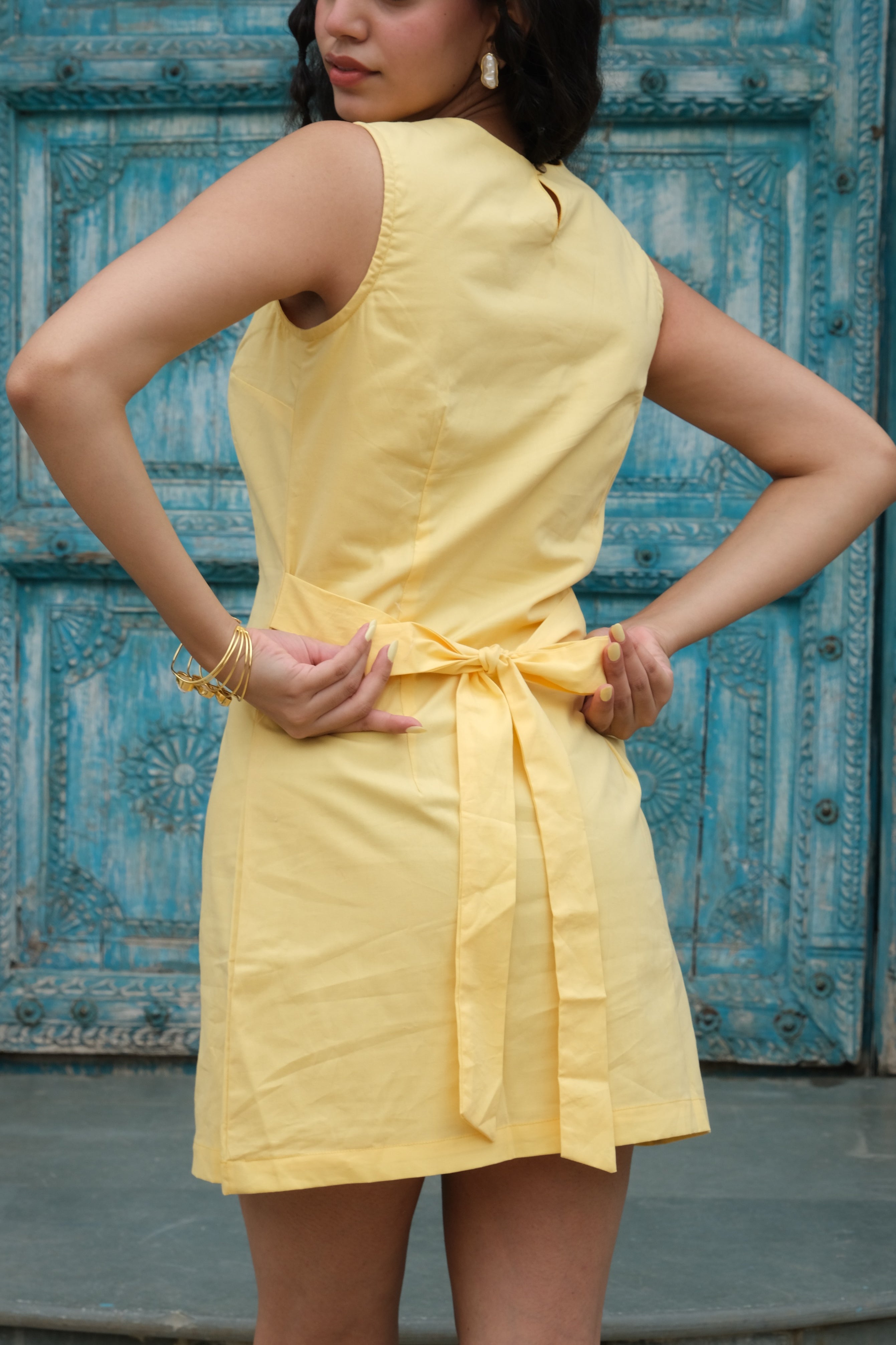 Butter Yellow Tunic Dress