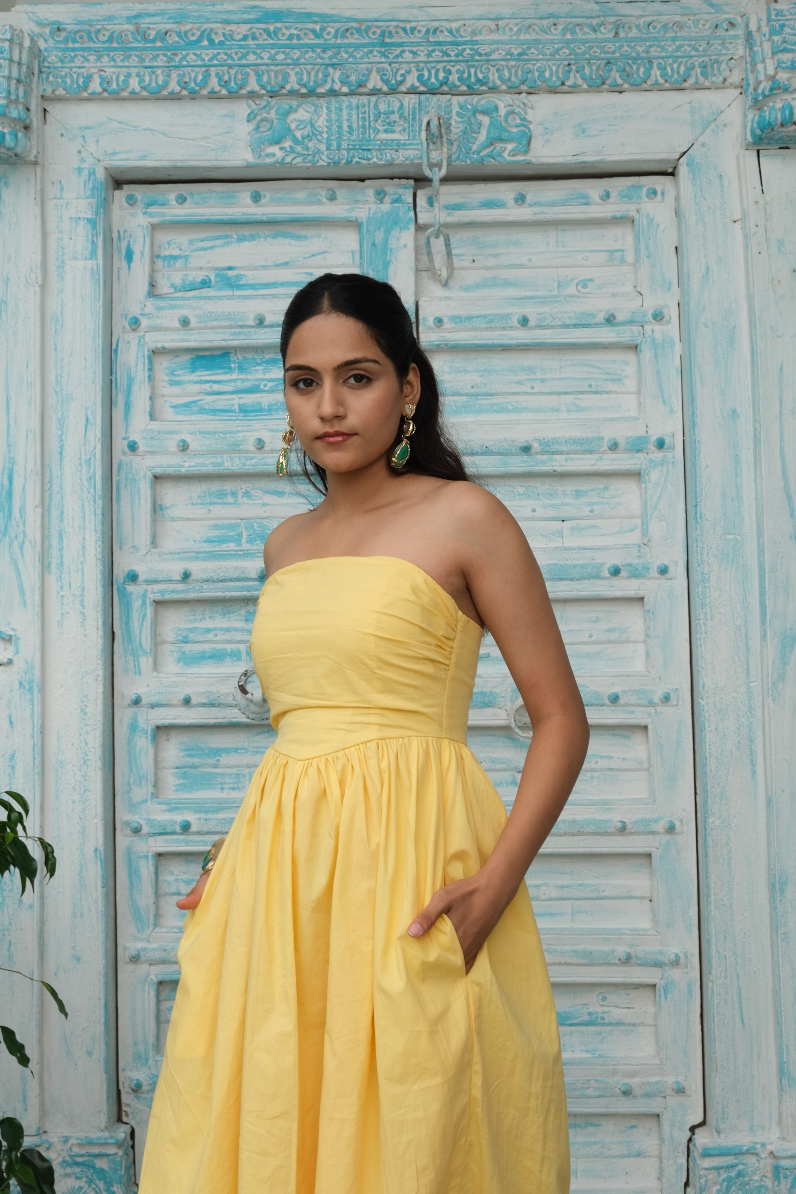 Tube Dress (Butter Yellow)