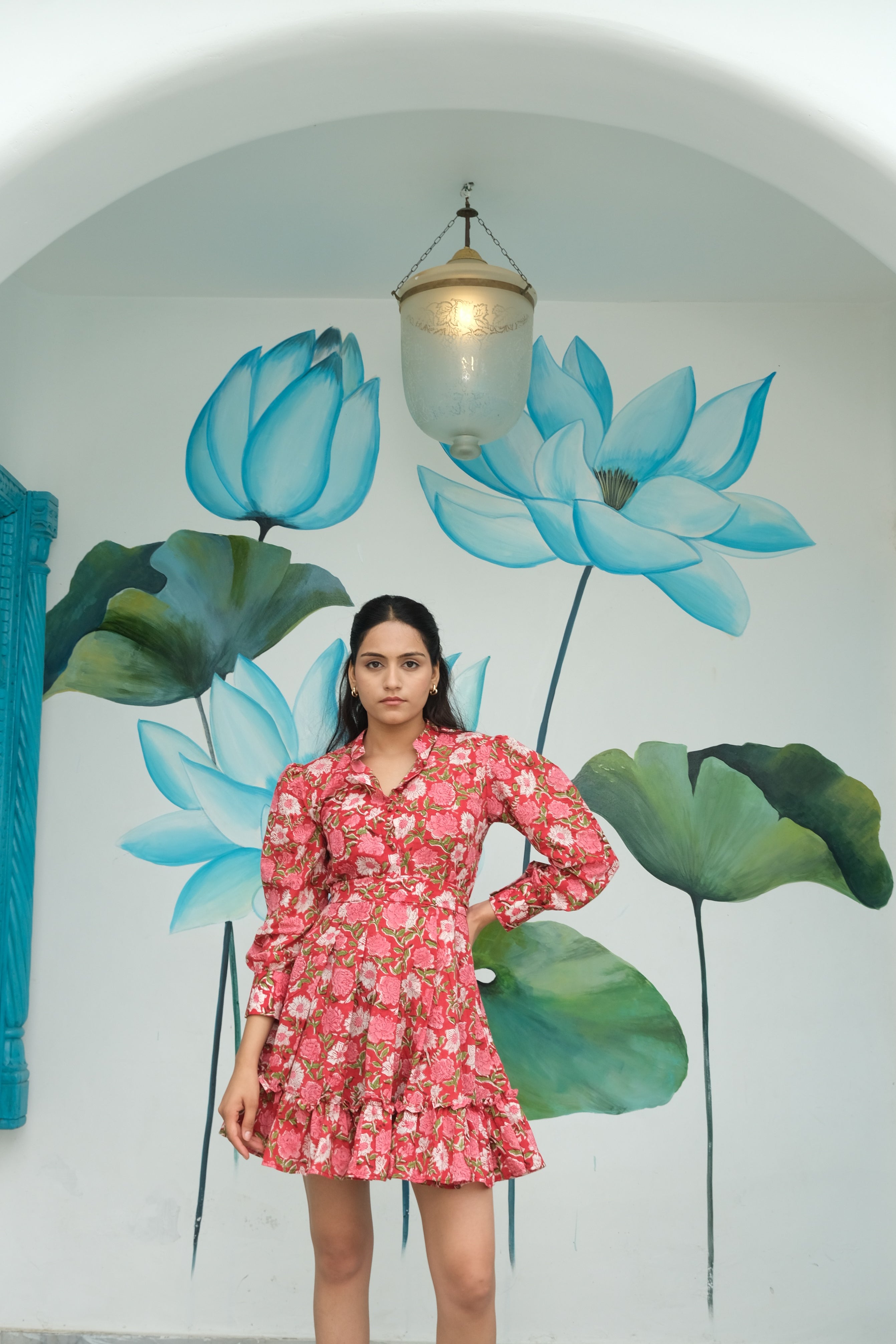 Shirt Dress (Red)
