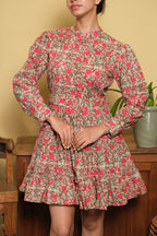 Rose Shirt Dress