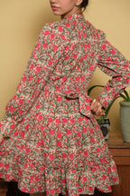 Rose Shirt Dress
