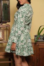 Shirt Dress (Green)