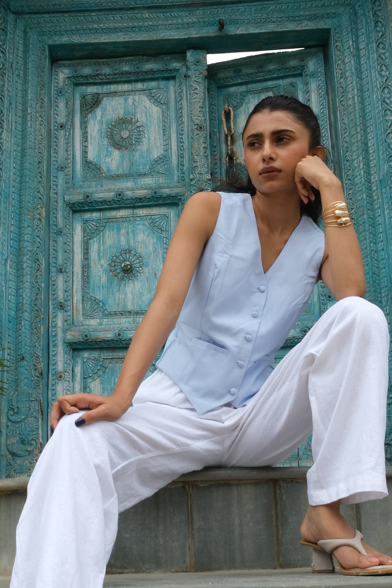 WaistCoat (Sky Blue)