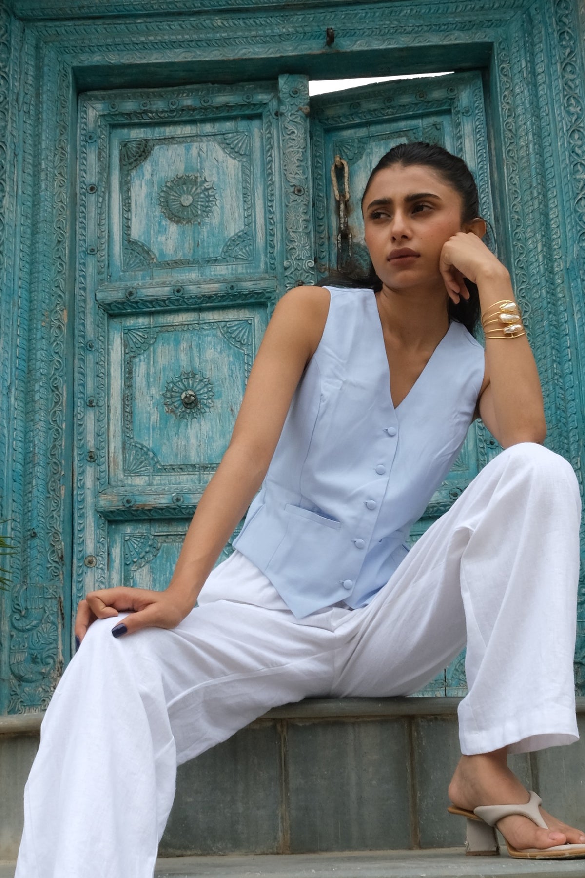 WaistCoat (Sky Blue)