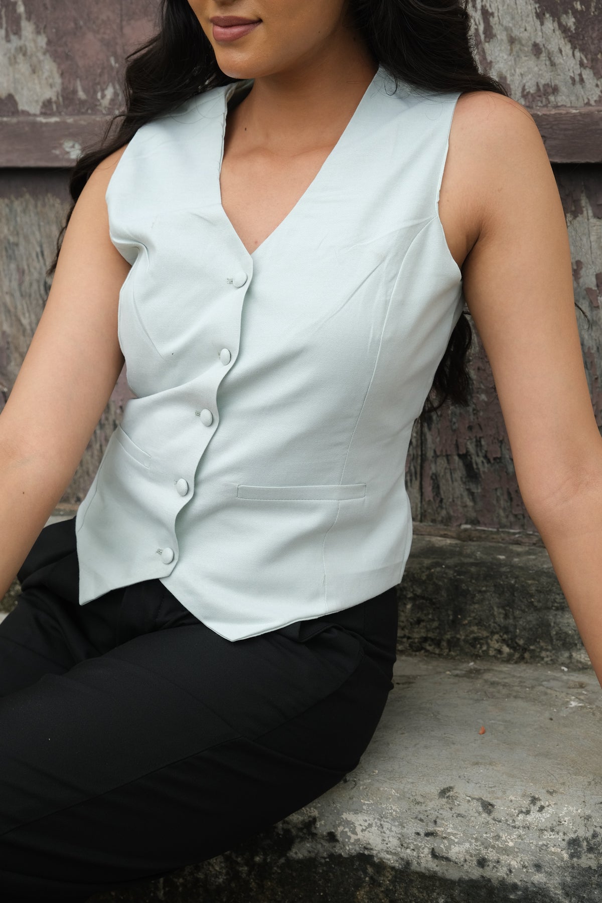 WaistCoat (Mint Green)