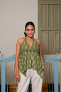 HalterNeck Top (Green)