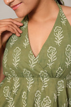 HalterNeck Top (Green)