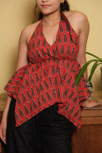 HalterNeck Top (Red)