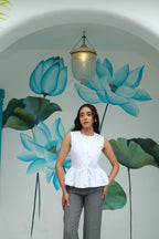 Tie-Up Vest Top (White)