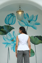 Tie-Up Vest Top (White)
