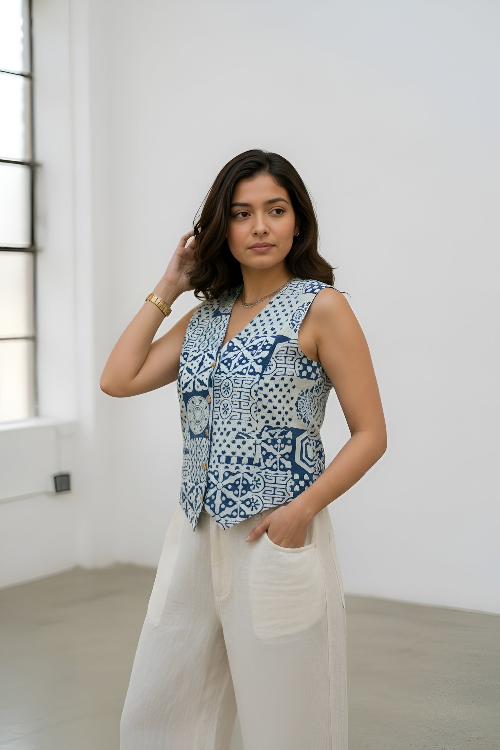Vest Top (Indigo)