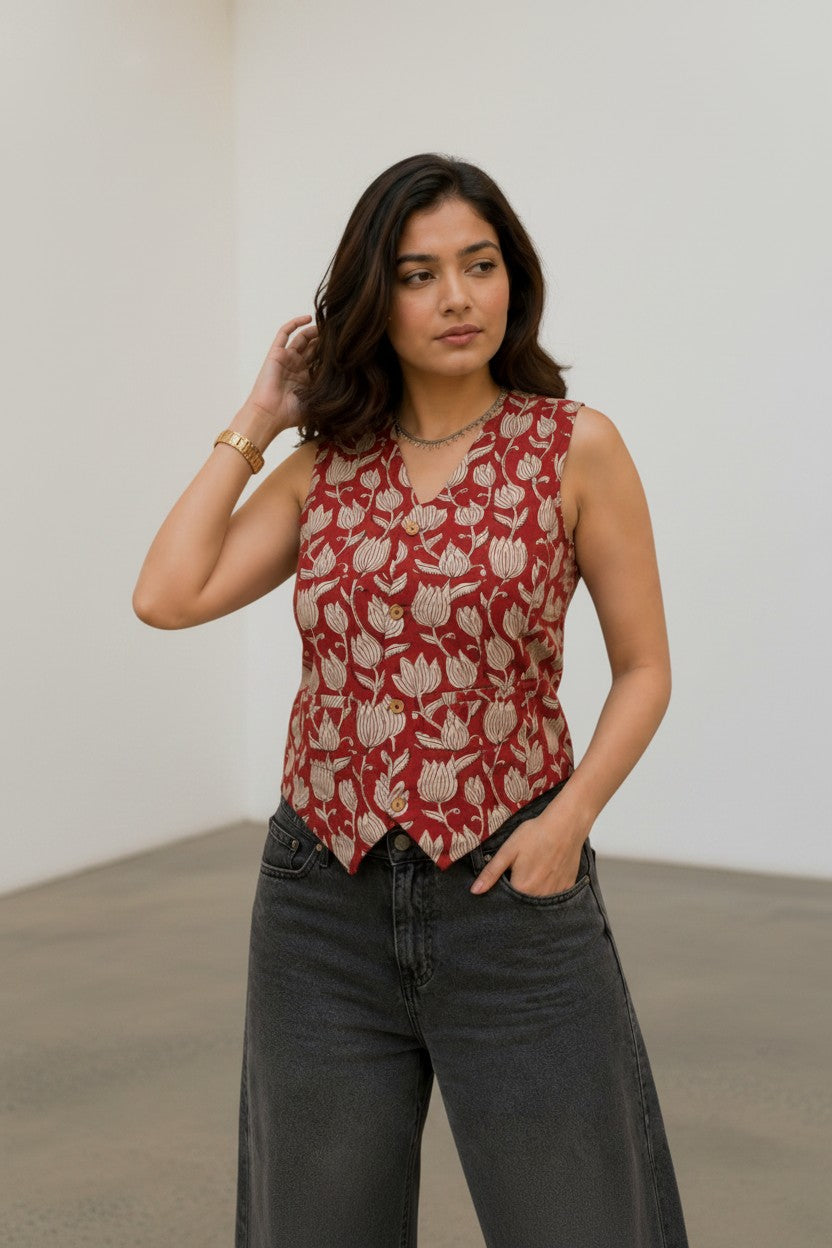 Vest Top (Red Lotus)