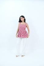 SquareNeck Kurti (Mauve)