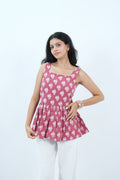 SquareNeck Kurti (Mauve)