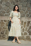 Pleated Dress (Pistachio)