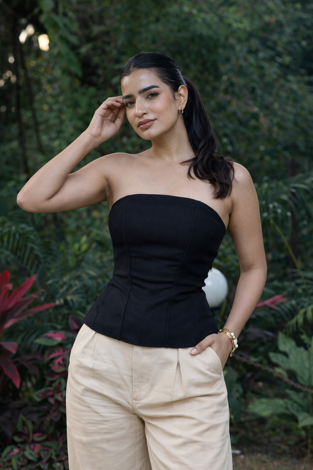 Corset Tube Top (Black)