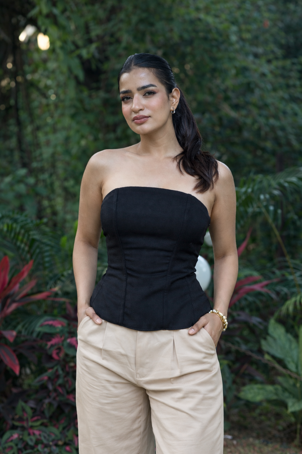 Corset Tube Top (Black)